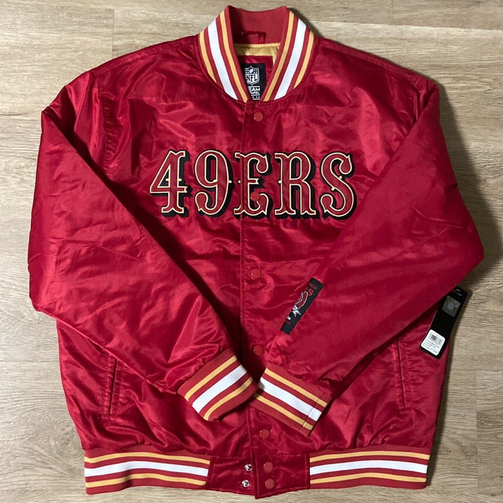 San Francisco 49ers Varsity Jacket Sz Large